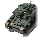 M3 Stuart Light Tank Portrait