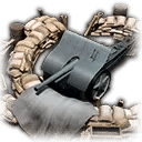 leFH 18 Howitzer Emplacement Portrait