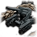 Obice da 210/22 Artillery Emplacement Portrait