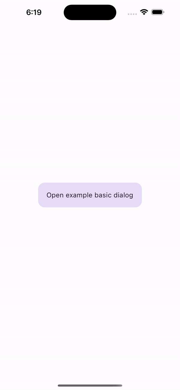 basic dialog