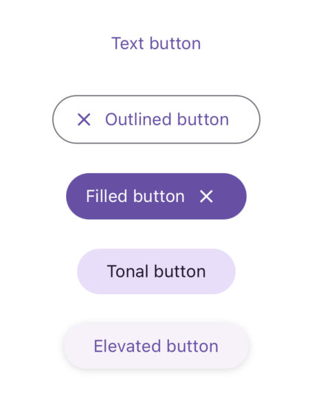 common buttons