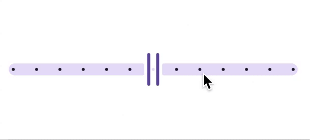 discrete slider