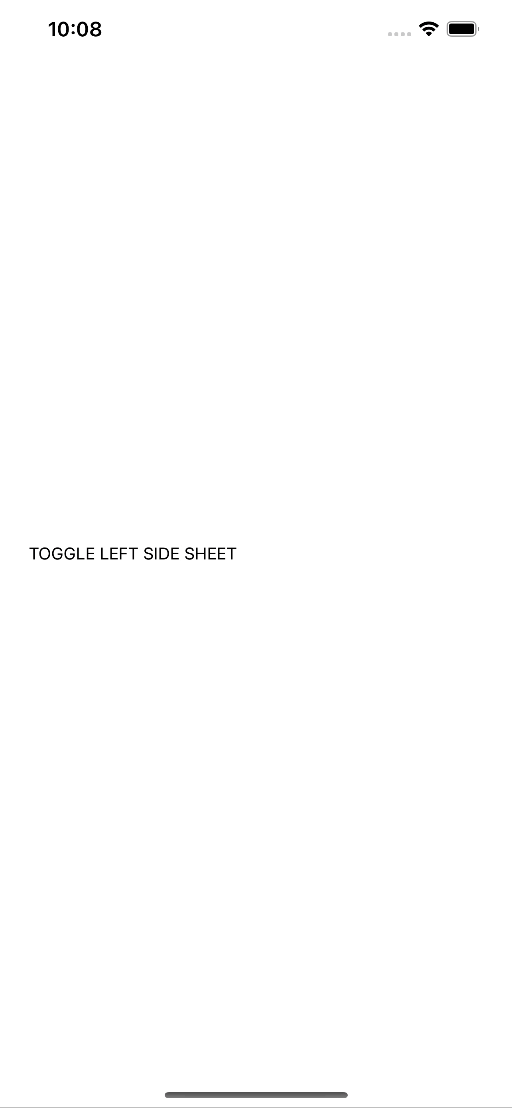 left side sheet