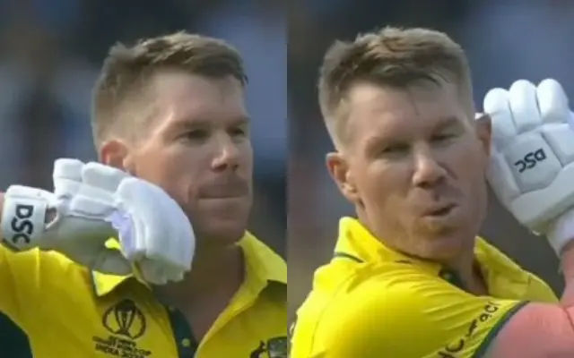 Watch: David Warner celebrates his hundred in 'Pushpa' style against Pakistan