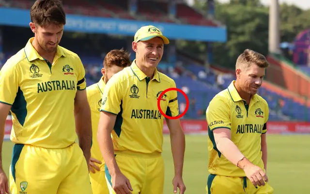 Why are Australian players wearing black armbands against Netherlands?