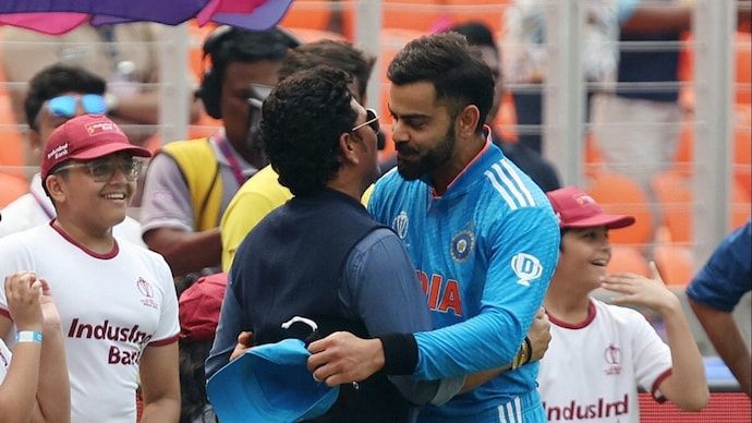 Watch: Virat Kohli Turns Emotional After Equaling ‘Hero’ Sachin Tendulkar’s 49 ODI Century Records