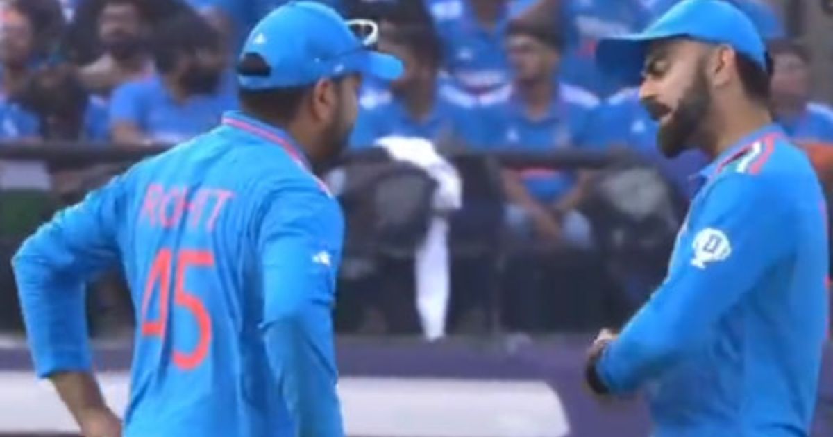 Watch: Rohit Sharma And Virat Kohli Gets Involved In Intense Conversation During IND vs NZ match