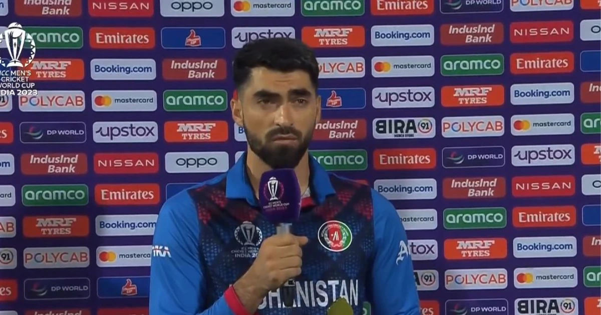 Watch: Ibrahim Zadran dedicates his POTM award to Afghan refugees being forced to leave Pakistan