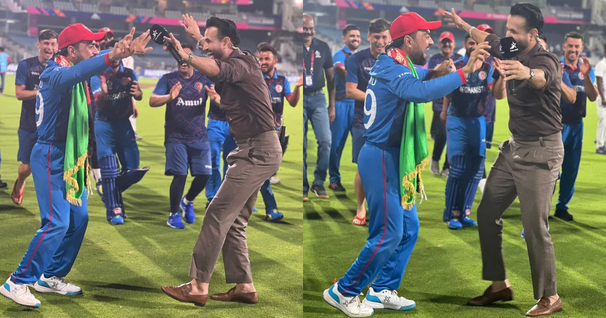 Watch: Irfan Pathan Dances In Celebration With Rashid Khan After Afghanistan win over Pakistan