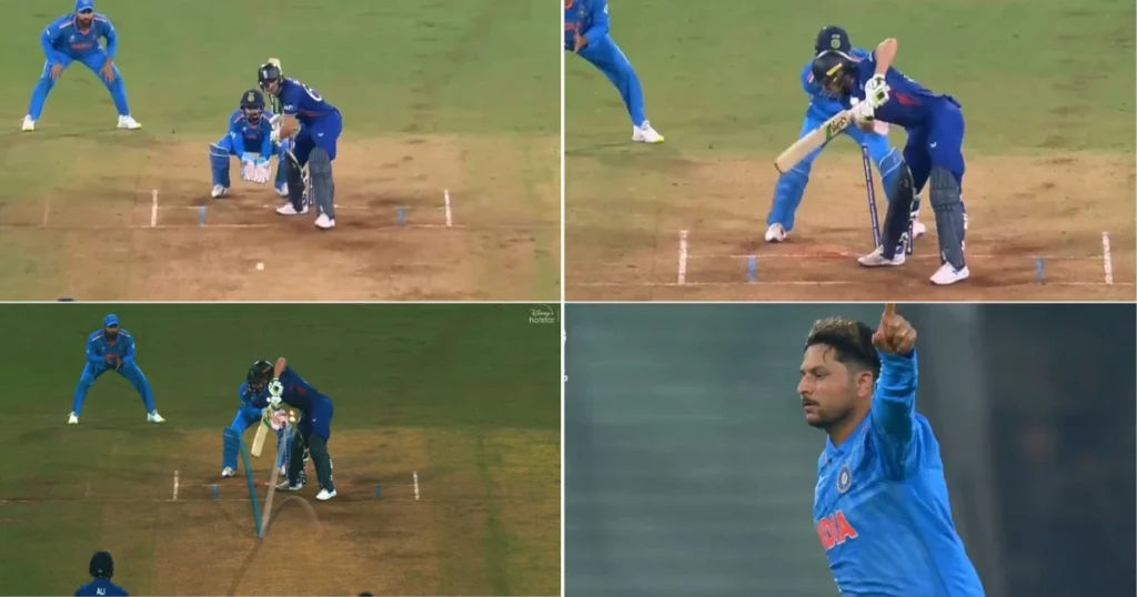 Watch: Kuldeep Yadav shocks Jos Buttler with ball of tournament