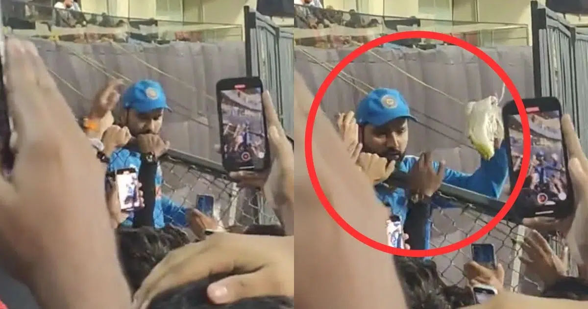 Watch: Rohit Sharma Gifts His Shoe To Kid