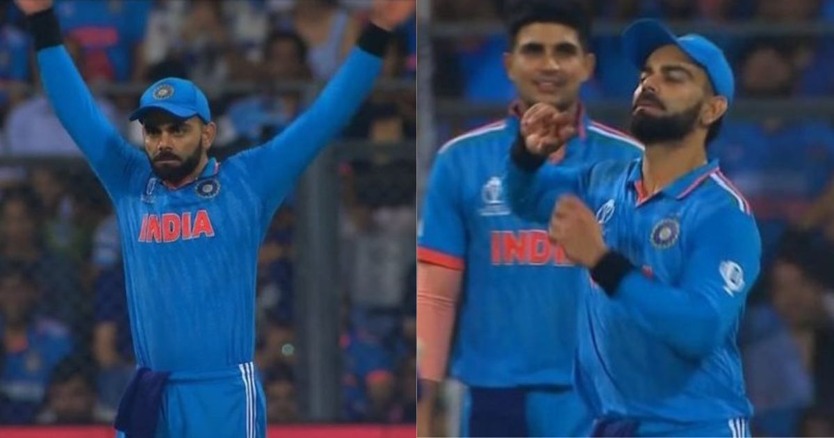 Watch: Virat Kohli mimics bowling action as Wankhede Stadium goes 'Kohli ko ball do'