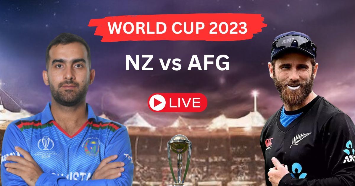 Live NZ vs AFG ICC Cricket World Cup 2023 | 16TH Match