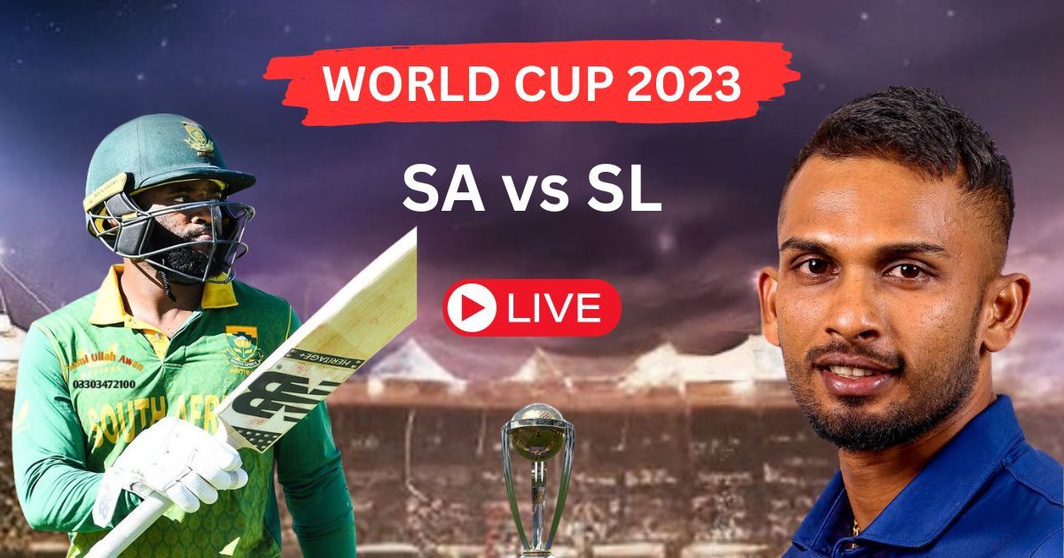 SA vs SL ICC Cricket World Cup 2023 | 4TH Match