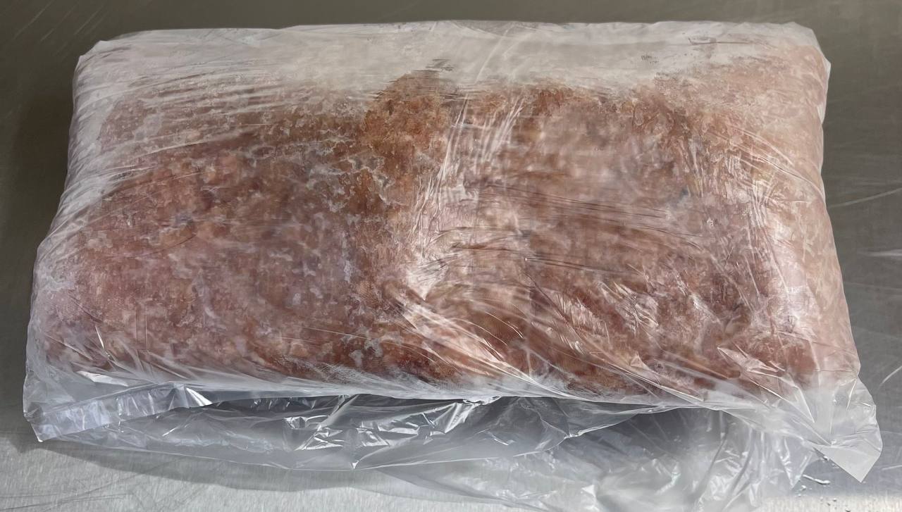 Minced tongue and chicken