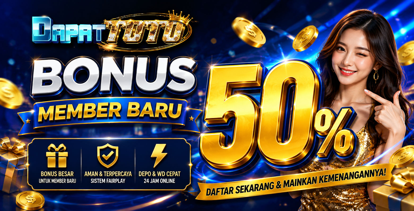 Dapattoto Promo Bonus Member Baru 50%