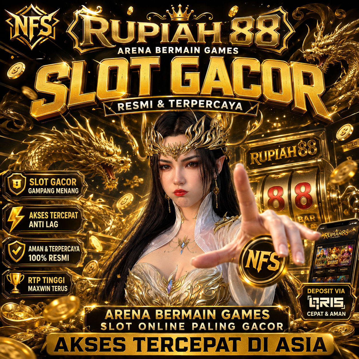RUPIAH88: Arena Bermain Games Slot Online Paling Gacor Resmi Akses Tercepat Di Asia