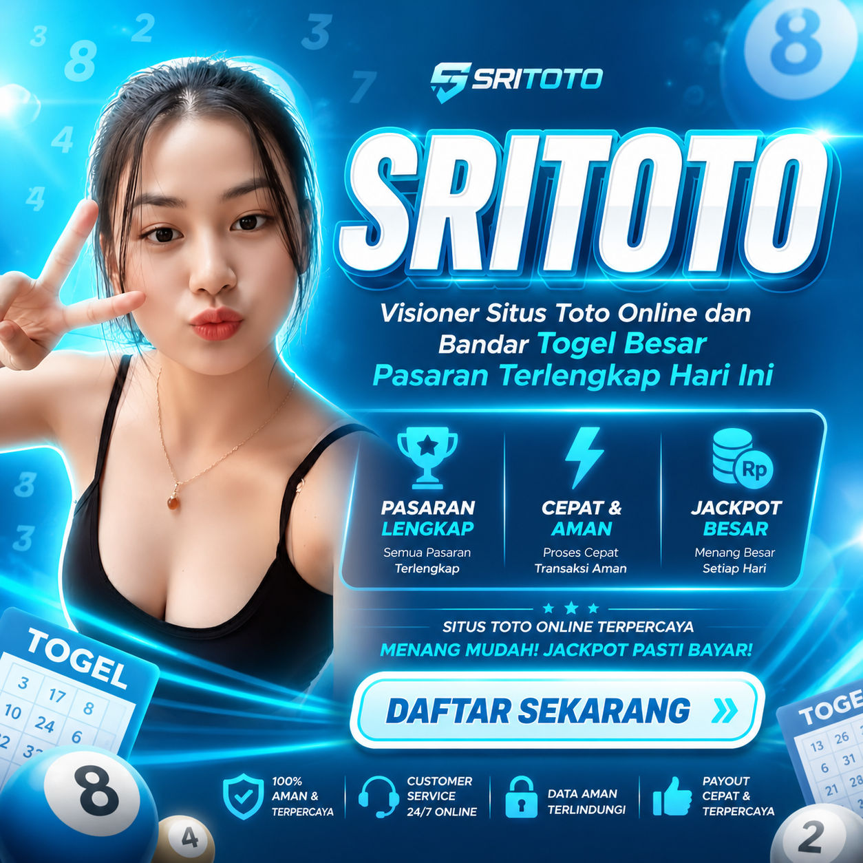SRITOTO: Visioner Situs Toto Online dan Bandar Togel Besar Pasaran Terlengkap Hari Ini
