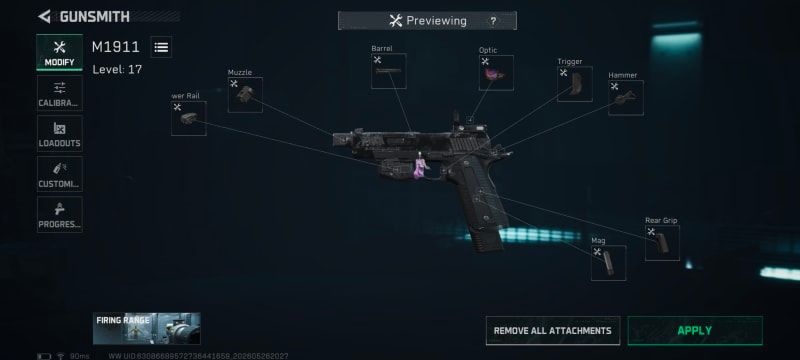 Build screenshot