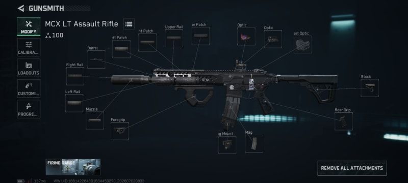 Build screenshot