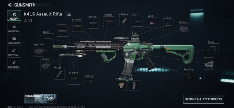 Build screenshot