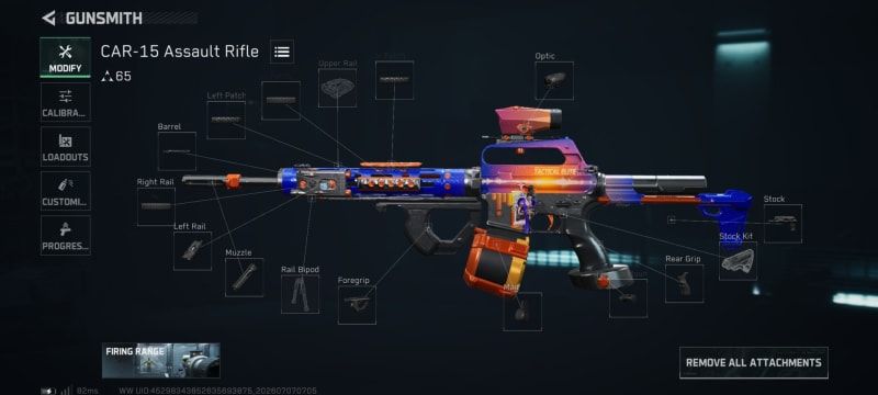 Build screenshot