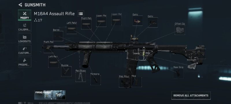 Build screenshot