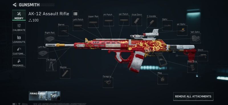 Build screenshot