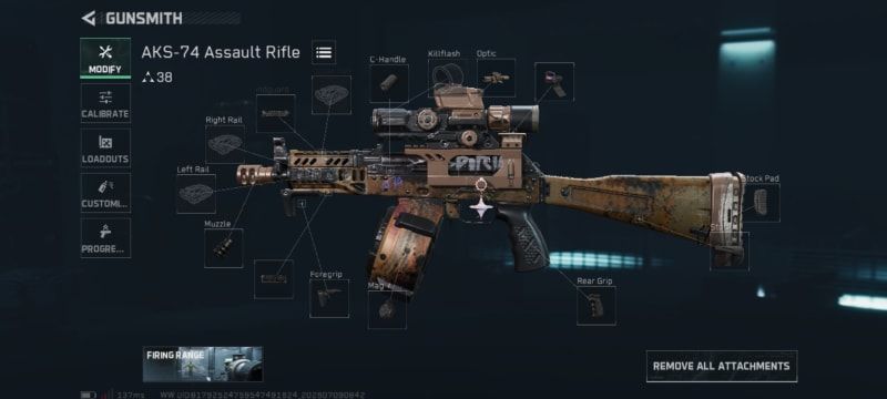 Build screenshot