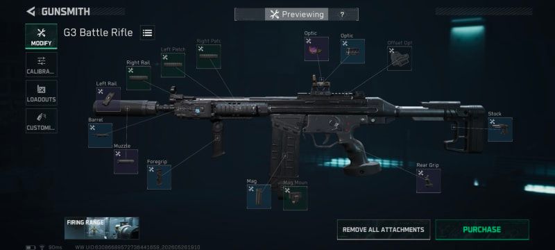 Build screenshot