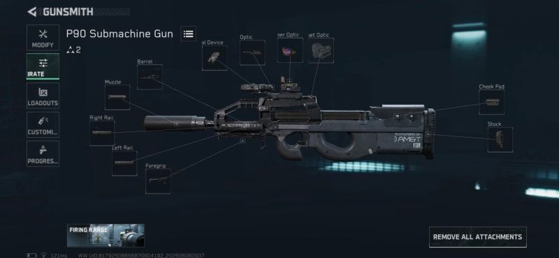 Build screenshot
