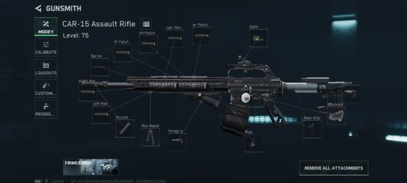 Build screenshot