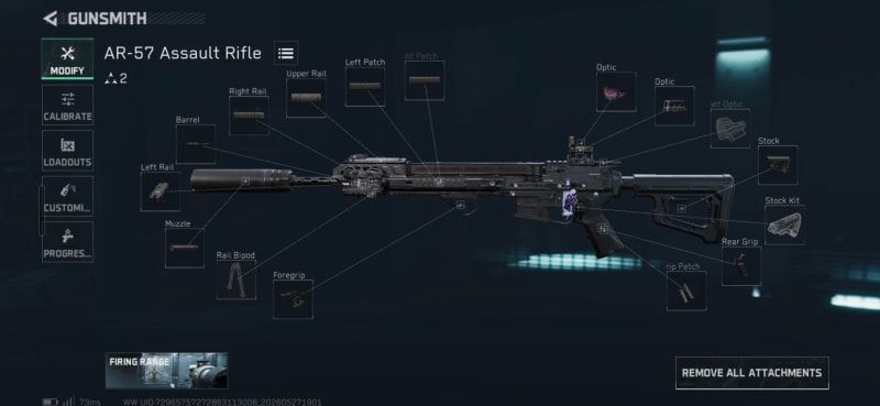Build screenshot