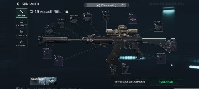 Build screenshot