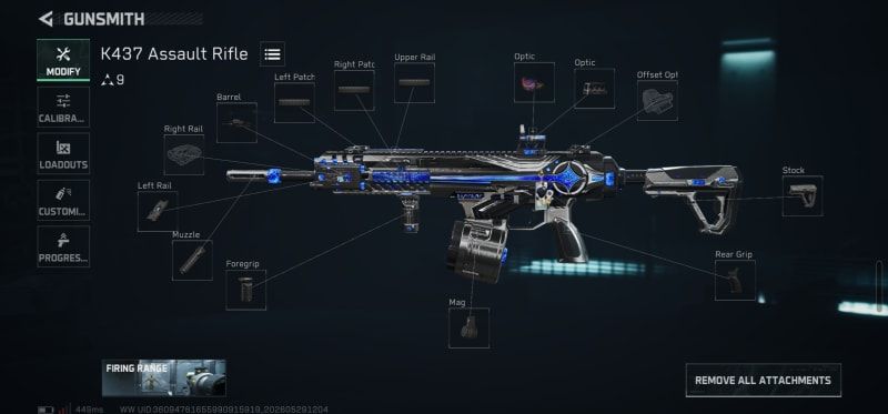 Build screenshot