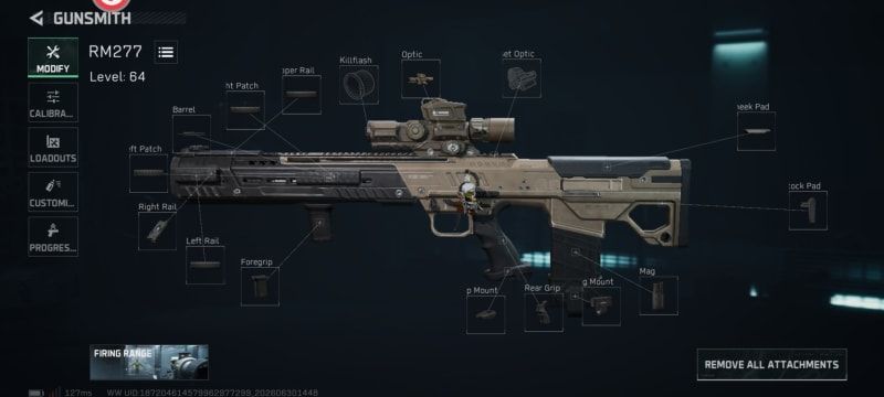 Build screenshot