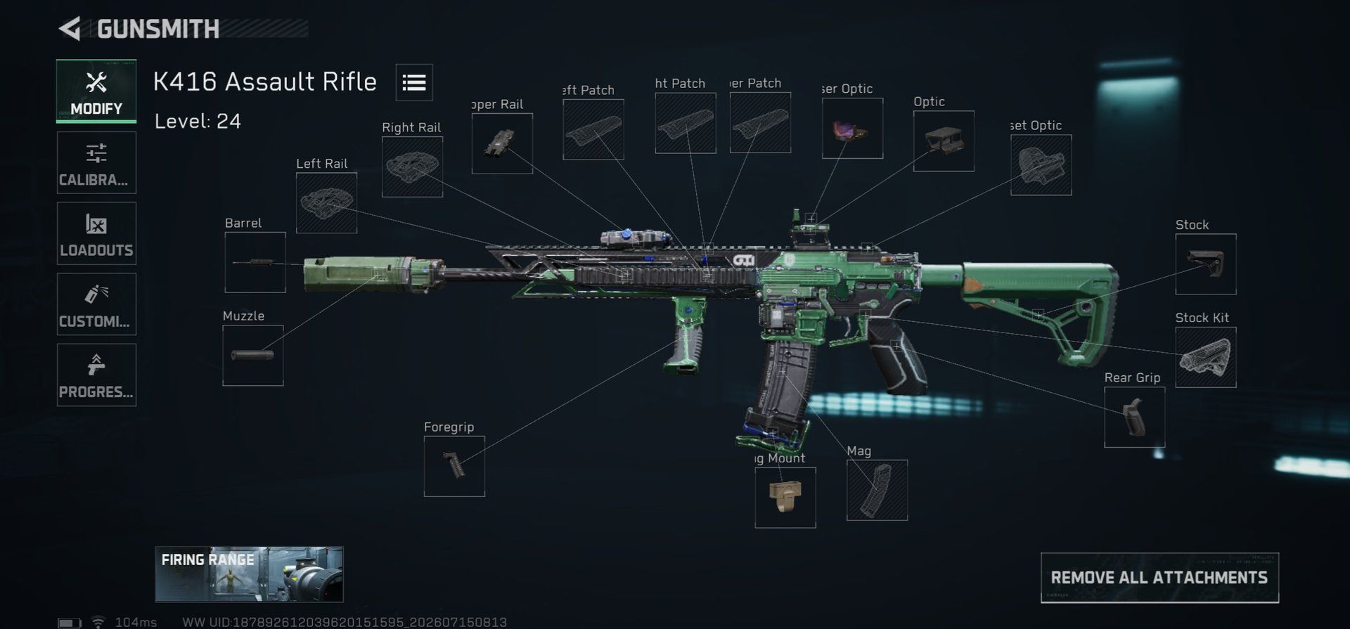 Build screenshot