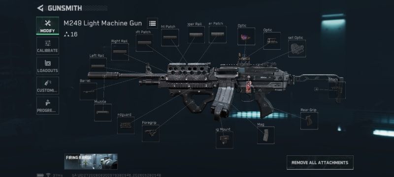 Build screenshot