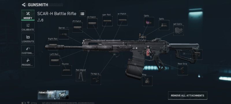 Build screenshot