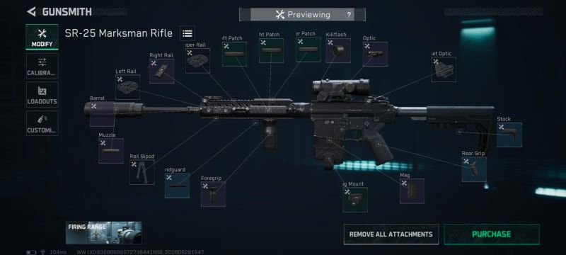 Build screenshot