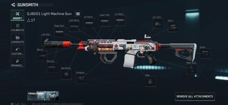 Build screenshot