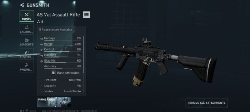 Build screenshot