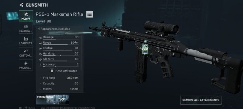 Build screenshot