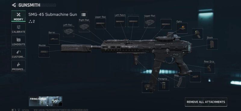 Build screenshot