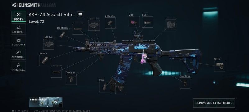 Build screenshot