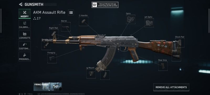Build screenshot