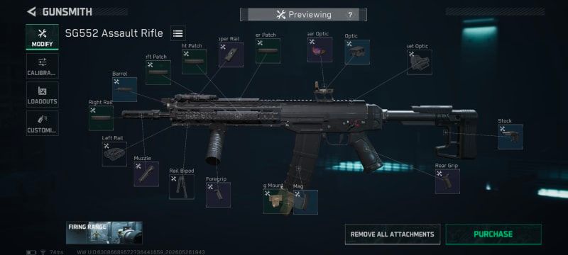 Build screenshot