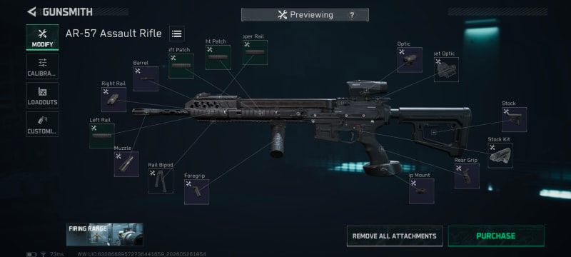 Build screenshot