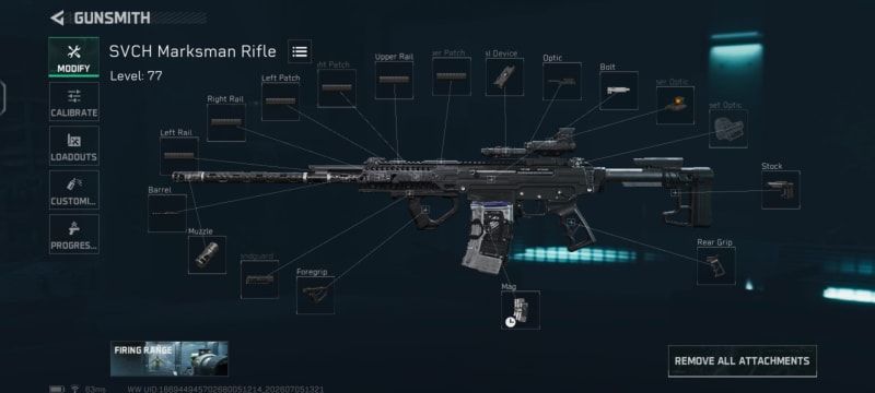 Build screenshot