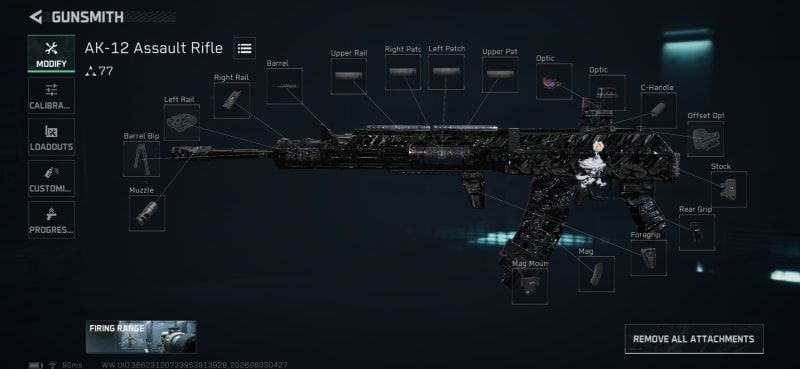Build screenshot